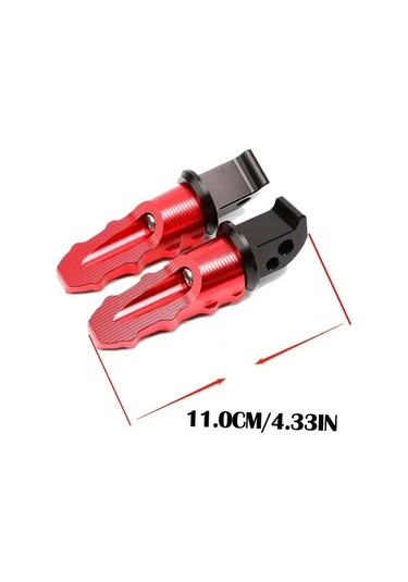 Gateesat Yamaha Mt07 Mt09 Mt10 Mt03 Mt25 Tracer 7 9 Gt Cnc Alüminyum Ayarlanabilir Kırmızı Yolcu Ayaklıkları