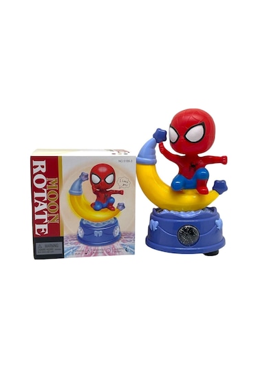 Pilli Sesli Işıklı Dans Eden Figür Örümcek Adam Spider - Man