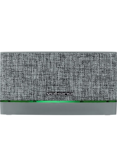 Volkano VK-3450-LGR Texture RGB Led Işıklı Kablosuz Bluetooth Hoparlör