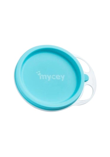 Mycey Kapaklı Mama Tabağı Yeşil Yeşil