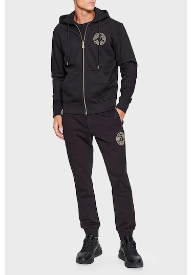 Versace Jeans Couture Versace Ön Fermuarlı Sweat Siyah