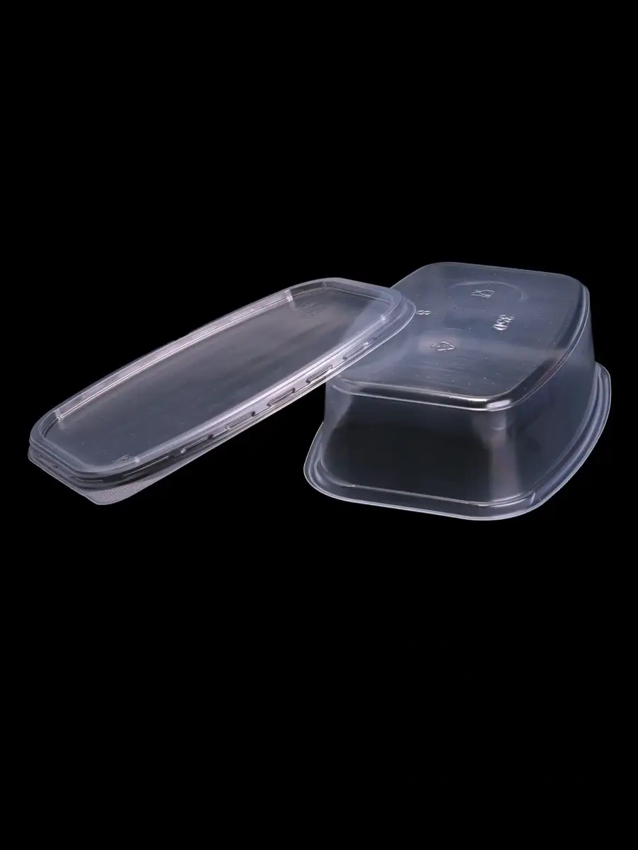 Dobryj Kupec Yemek İçin Kapaklı Tek Kullanımlık Plastik Kaplar 350 Ml 46186141 Diğer