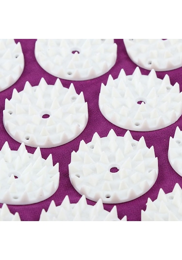 Homyl Akupunktur Masaj Eldivenleri Geri Boyun Kası Tetik Mor