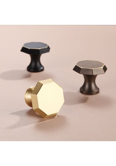 Çekmece Kulpu Tutucu Kapı Kolları Monotrou Mobilya Kulpları Vidalarla, 2, Altın Rengi Paket