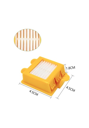 İ-robot Roomba 700 760 770 780 Uyumlu 6 Parça Yedek Filtre Fırça Seti