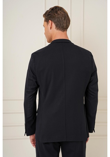 C 691 Slim Fit Siyah Spor Ceket Siyah
