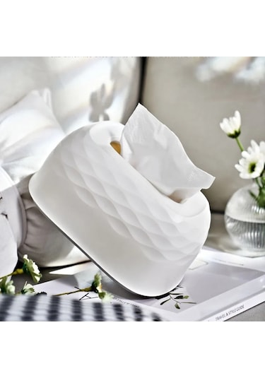 Sarı Doku Kutusu Tuvalet Kağıdı Kutusu Peçete Tutucu Kılıf Basit Şık Kağıt Doku Dağıtıcı Ev Araba Organizatör