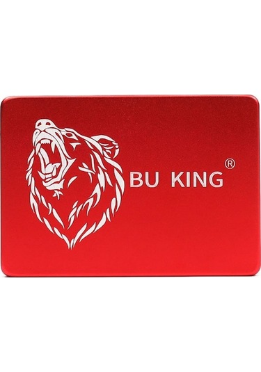 Bu Kıng Ssd 2.5 İnç Metal Kasa, Sata3 Bağlantı, Hızlı Okuma/yazma, 60gb Kapasite, Kırmızı