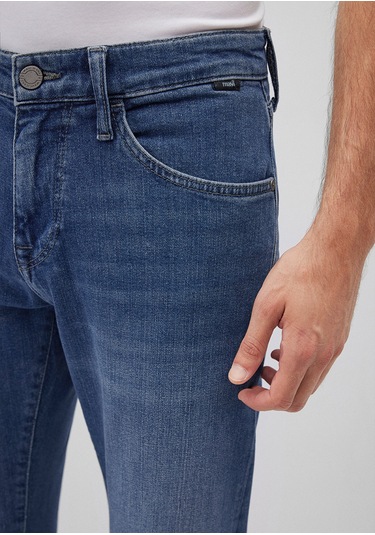 Mavi - Martin Premium Blue Gölgeli Koyu Mavi Jean Pantolon 0037888221 Gece Mavisi