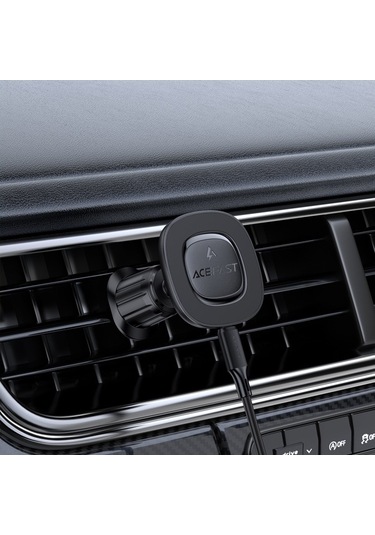 Dancemonkey Acefast D46 Araba Hava Şarj Cihazı 15w Siyah, Hızlı Şarj Telefon Tutucu Siyah