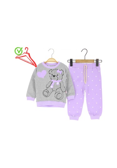Kız Bebek Takım 00092 Lila
