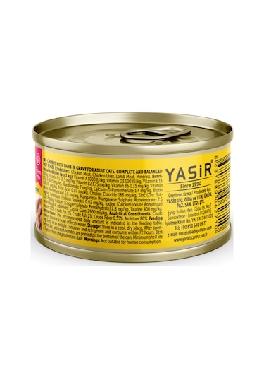 Bado Gurme Yaş Yetişkin Kedi Maması Kuzu Etli 85 Gr 36 Adet
