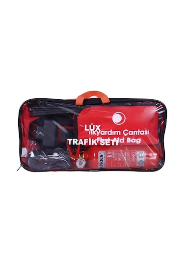 Lüx Trafik Seti Tüvtürk Uyumlu Çantalı Akü Takviye Kablosu 1200