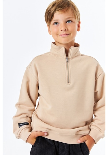 Serbend Sge-1337 Serbend Kıds Erkek Çocuk Dik Yaka Okul Sweatshırt