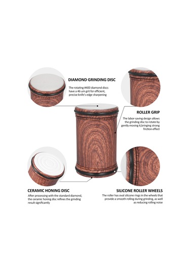 Padalink "elmas Ve Seramik Diskli Profesyonel Bıçak Bileyici - 15/20 Derece Açılı Manyetik Taban İle Tüm Bıçaklar İçin"