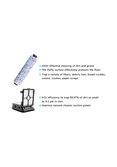 Xiaaokeji Bissell 1866 1868 1785 2225z İçin Ana Fırça Hepa Filtresi