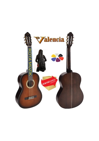Valencia Vc404Hsb Klasik Gitar 4/4 Set