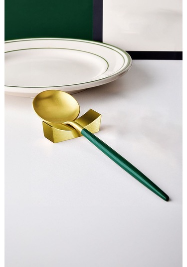 6 Adet Çelik Gold Chopstick Kaşık Çatal Standı Çelik Çubuk Tutucu Mt151sr-6