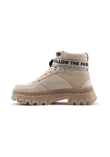 Belt Kadın Bot - Bej 001