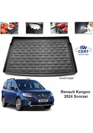 Renault Kangoo Bagaj Havuzu Paspası 2024 Sonrası