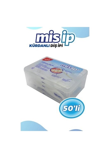 MİS İP KÜRDANLI DİŞ İPİ KARE 50 Lİ