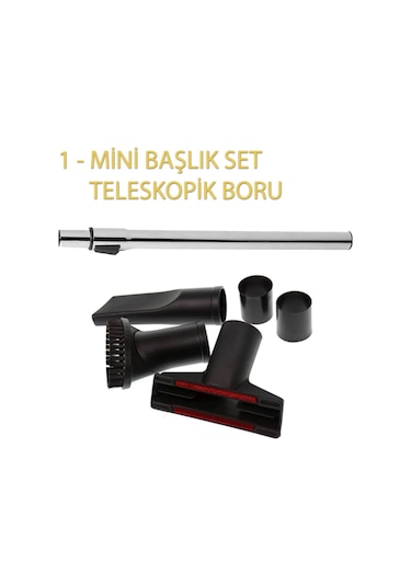 Arnica Terra Premium Süpürge Emici Yer Başlığı Teleskopik Boru