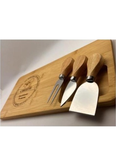 Bambu Peynir Kesme Sunum Tahtası Tdrtr