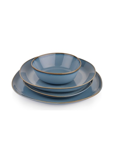 Schafer Hope Yemek Takımı 24 Parça-Mavi