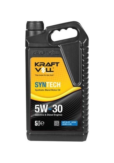MOTOR YAGI BENZIN-DIZEL SYNTECH 5W30 YARI SENTETIK SL/CF 5 LT. KRAFTVOLL 17011003