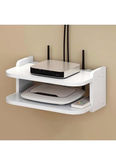 Pazly Yüzen Tv Kutusu Standı - Ayarlanabilir Dvd Rafı - Çok Renkli Set Üstü Stand Çok Renkli