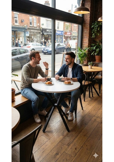 70 Cm Siyah Metal Ayak 2-3 Kişilik Yuvarlak Masa Mutfak Masası Balkon Masası Kafe Masası Ofis Masası Beyaz 70 Cm Siyah Metal Ayak 2-3 Kişilik Yuvarlak Masa Mutfak Masası Balkon Masası Kafe Masası Ofis Masası Beyaz