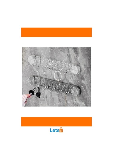 Şeffaf Güçlü Vantuzlu Askılık Çoklu Kanca Çok Renkli