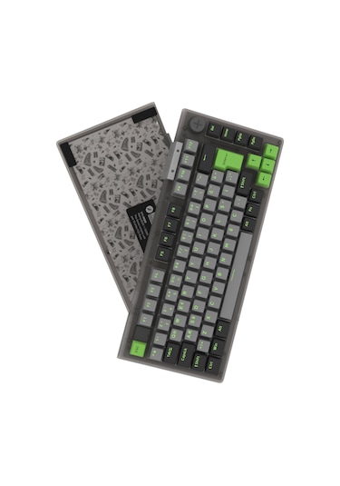 Hawk Gaming Hk610 Gateron Switch Rgb Lcd Tri-mode Kablosuz/bluetooth %75 Gaming Klavye