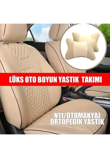 Renault Latitude Uyumlu Koltuk Yastığı - 2Adet Ortopedik Spor