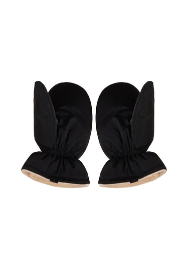 Suntek Erkekler Kadınlar İçin Aşağı Eldivenler Kar Siyah Siyah