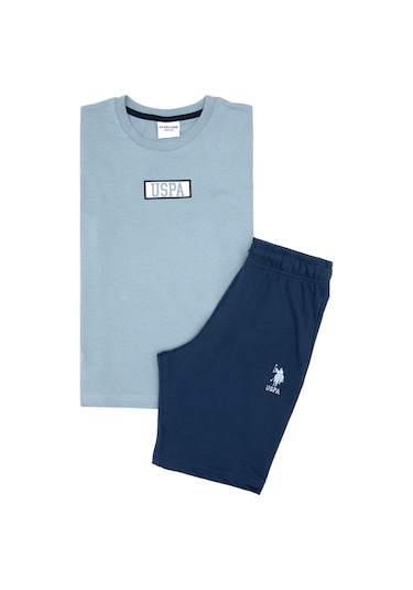 U.s. Polo Assn. Erkek Çocuk Su Yeşili Pijama Takım 50310793-vr048 Su Yesılı