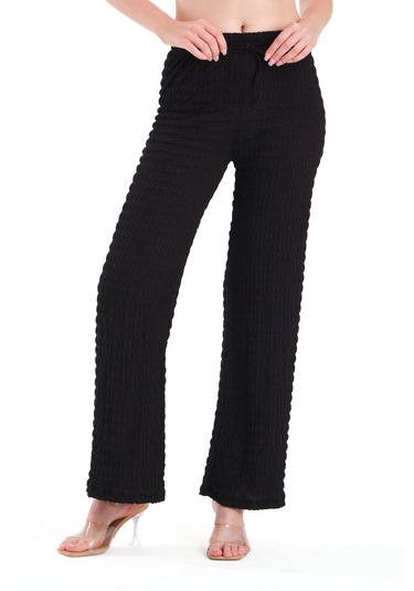 By Papi Örme Pantolon Siyah