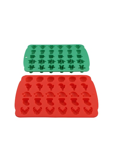 Gatherco Noel Kurabiyesi Şeker Kalıbı Ev Yapımı Pişirme Kalıbı Yaratıcı Kendin Yap Jöle Damla Kalıbı