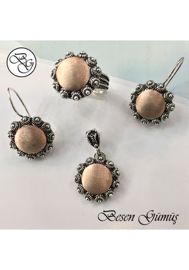 Rose Telkari Set Rose Gold - Gümüş