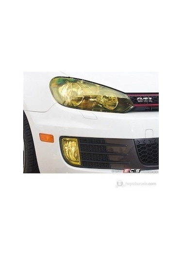 Sarı Far Stop Filmi Folyosu Kaplama Şeffaf Dayanıklı 1 Metre