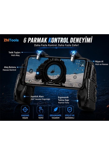 Zhltools Telefon Oyun Pubg Tetik Aparatı Gamepad