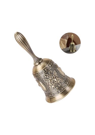 Altın Masa Zili. El Zili. Yüksek Ses. Okul Resepsiyonu. Noel.