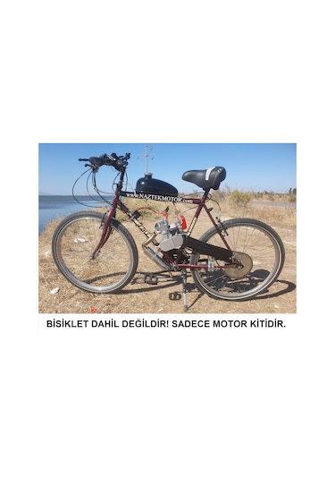 Skyhawk 85cc 2 Zamanlı Benzinli Bisiklet Motor Kiti Çok Renkli