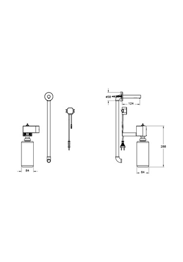 Origin Temazsız Sıvı Sabunluk Elekt M.siyah A4470036 Elektrikli Mat Siyah Çok Renkli