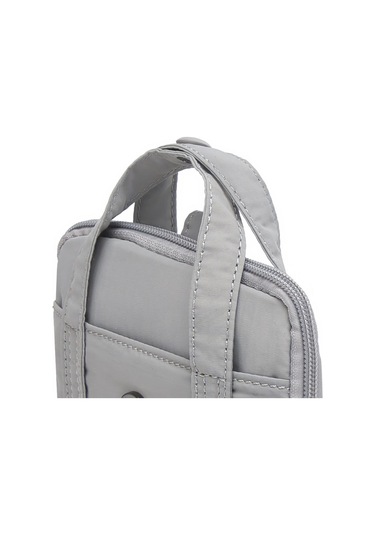 Smart Bags Mikro Poly Kumaş Askılı Mini Boy Kadın Cüzdanı 3346 Gri