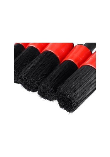 Pazly Araba Temizleme Fırçası Seti, 10 Adet, Siyah Yeşil, Klima Havalandırma, Domuz Kılı Ve Tel Fırça