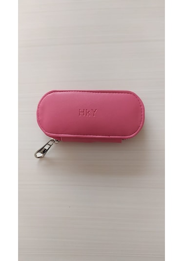 Hky Yüksek Kalite Unisex Anahtarlık Fuşya + Çakmak