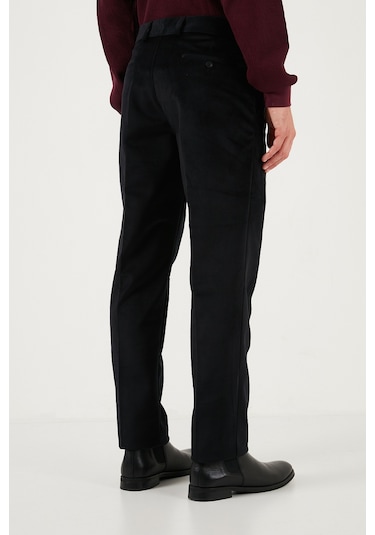 Buratti Normal Bel Regular Fit Düz Paça Erkek Kadife Pantolon 645Merlin Siyah Buratti Normal Bel Regular Fit Düz Paça Erkek Kadife Pantolon 645Merlin Siyah