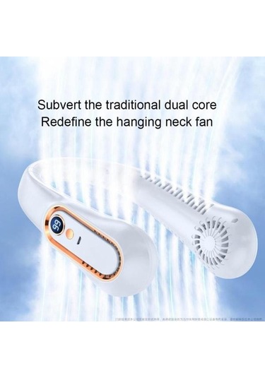 Taşınabilir Boyun Fan Asılı Hava Soğutucu Elektrikli Fanlar Bladeless Şarj Ed Ventilador Soğutma Fanları Boyun Vantilatör 56907333