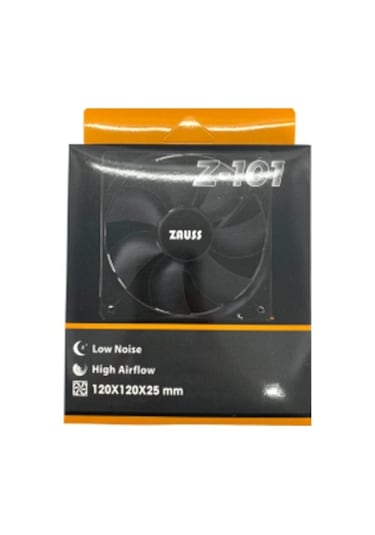 Z-101 Ultra Sessiz 12cm Kare Kasa Fanı Molex Fan 0.3A 1600RPM